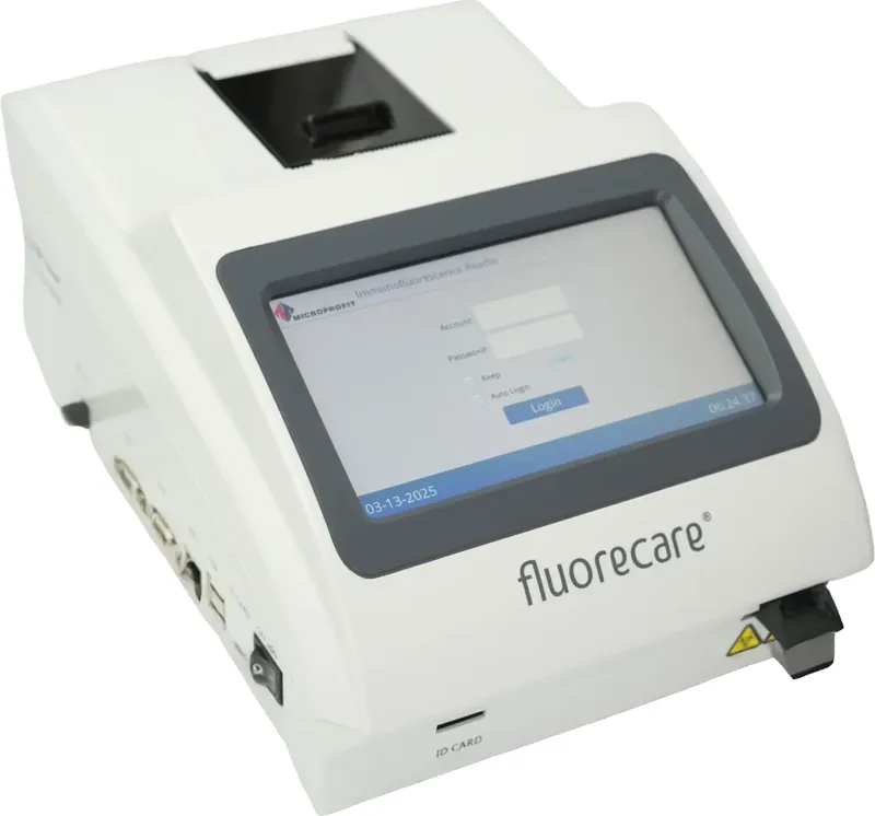 Equipo POCT de inmunofluorescencia Fluorecare MF-T1000