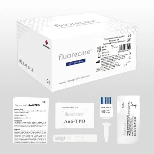 Fluorecare® , Anti TPO Kit Inmunofluorescencia Seca